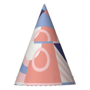 quadratische Formen: Geometrisches Abstraktes Mosa Partyhütchen