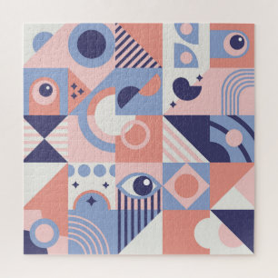 Quadratische Formen: Geometrisches abstraktes Mosa Puzzle