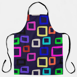 Quadratische geometrische Malerei, nahtlos designg Schürze