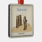 Quadratische gerade Verzierung (Quadrat) Silbernes Ornament (Rechts)