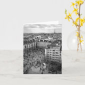 Quadratische Karte Pompidou (Gelbe Blume)