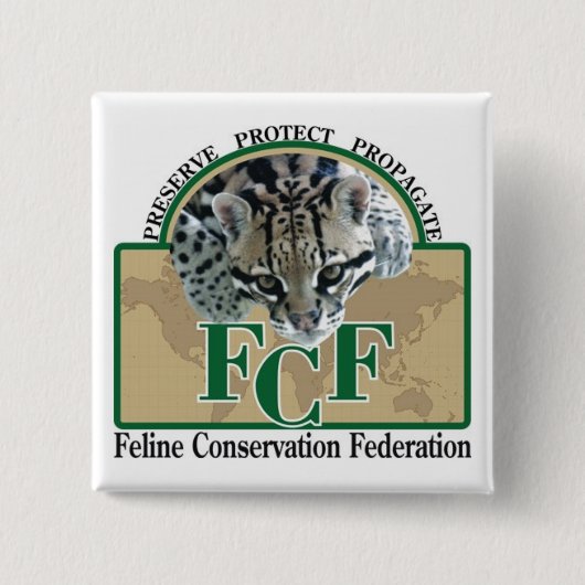 Quadratische Knöpfe Button (Vorderseite)