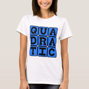 Quadratische, mathematische Gleichung T-Shirt