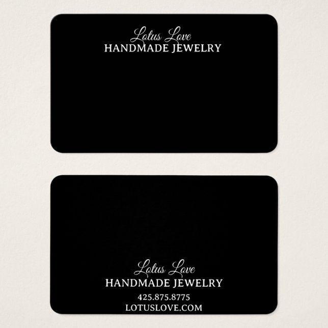 Quadratische Mighty Size Profilkarte, 3,5" x 2,5" (Vorne & Hinten)