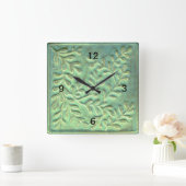 Quadratische Minimalistische Uhrenfolie Wanduhr (Zuhause)