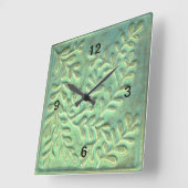 Quadratische Minimalistische Uhrenfolie Wanduhr (Winkel)