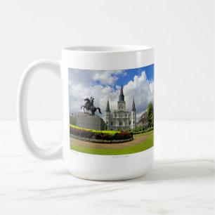 Quadratische New Orleans Tasse Jacksons