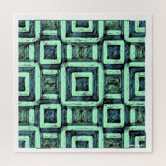 Quadratische Obsession Puzzle (Vertikal)