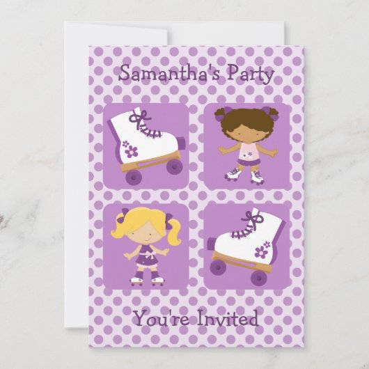 Quadratische Party Einladung des (Vorderseite)