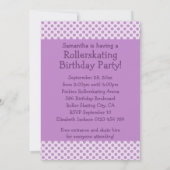 Quadratische Party Einladung des (Rückseite)