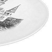 Quadratische St. Louis Kathedrale New Orleans Schneidebrett (Ecke)