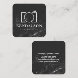 Quadratische Tafel-Fotografie Visitenkarte