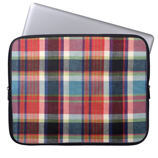 quadratische Textur  Laptopschutzhülle (Vorderseite)