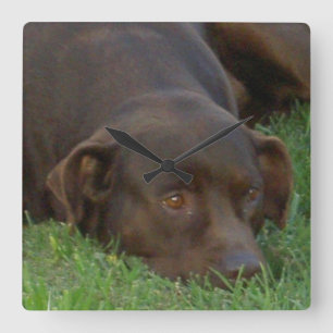 Quadratische Uhr - besonders angefertigt