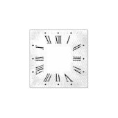 Quadratische Uhr Gummistempel (Prägung)