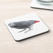 Quadratische Untersetzer des Entwurfs "des (Linke Seite)