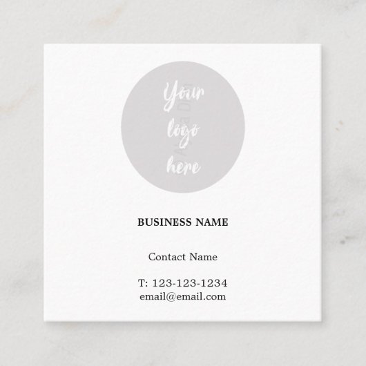 Quadratische Verabredungs-Erinnerungs-Karte Terminkarte (Vorderseite)