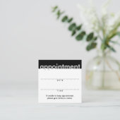 quadratische Verabredungskarte Terminkarte (Stehend Vorderseite)