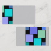 QUADRATISCHE VERRÜCKTE Visitenkarte (Vorne/Hinten)