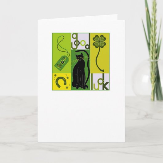 quadratische viel Glück-Karte 2004(2) Karte (Vorderseite)