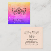 *~* QUADRATISCHE VISITENKARTE (Vorne/Hinten)