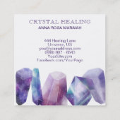 * QUADRATISCHE VISITENKARTE (Rückseite)