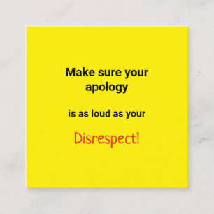  QUADRATISCHE VISITENKARTE