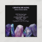 * QUADRATISCHE VISITENKARTE (Rückseite)