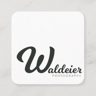 Quadratische Visitenkarten Visitenkarte