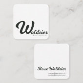 Quadratische Visitenkarten Visitenkarte (Vorne/Hinten)