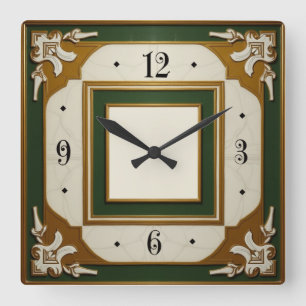 QUADRATISCHE WANDUHR