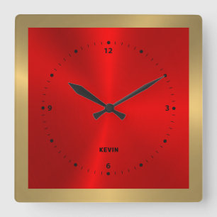 QUADRATISCHE WANDUHR