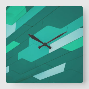  QUADRATISCHE WANDUHR