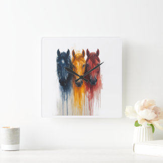 . QUADRATISCHE WANDUHR