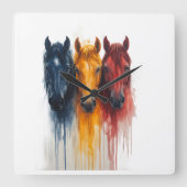 . QUADRATISCHE WANDUHR (Vorderseite)