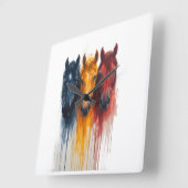 . QUADRATISCHE WANDUHR (Winkel)