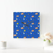 Quadratische Wanduhr (Zuhause)