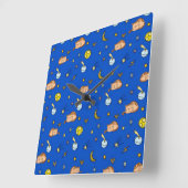 Quadratische Wanduhr (Winkel)