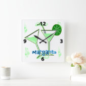 Quadratische Wanduhr Margarita (Zuhause)