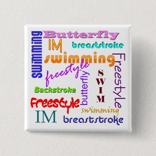 Quadratischen Knopf überall schwimmen Button