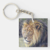 Quadratischer AcrylSchlüsselanhänger mit Schlüsselanhänger (Vorderseite)