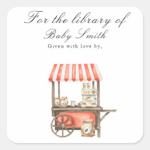 QUADRATISCHER AUFKLEBER