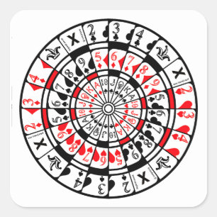  QUADRATISCHER AUFKLEBER