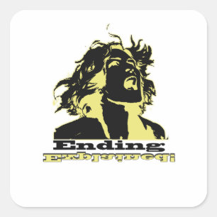 QUADRATISCHER AUFKLEBER