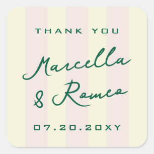  QUADRATISCHER AUFKLEBER