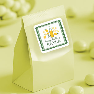 QUADRATISCHER AUFKLEBER