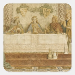 QUADRATISCHER AUFKLEBER