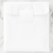 Quadratischer Aufkleber (Tasche)