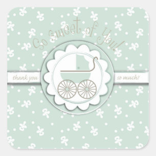 Quadratischer Aufkleber des Bonbon-einer TY
