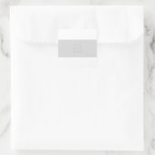 Quadratischer Aufkleber mit Ihrem Bild (Tasche)